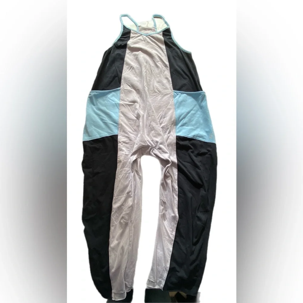 FP Movement Colorblock Hot Shot Onesie Gray Black Blue Medium - Picture 15 of 16